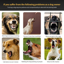 Load image into Gallery viewer, Dog Training Collar Anti-barking Collar Automatic Anti Bark Dog Collar USB Rechargeable Dog Trainer Electric Shock Beep
