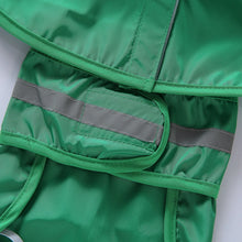 Load image into Gallery viewer, Pet Raincoat Cartoon Pattern Reflective Hoodie Dog Outdoor Waterproof Jacket Coat Harness Puppy Sports Walking Onesie Clothes