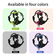 Load image into Gallery viewer, MASBRILL Dog Harness No Pull Nylon Adjustable Reflective Dog Vest Harness 2 Metal Leash Hooks Easy Control Handle Walking