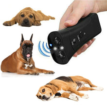 Load image into Gallery viewer, Dog Bark Deterrent Device Ultrasonic Dog Training Tool Bark Collar Alternative Stops Bad Behavior for Home Battery Operated