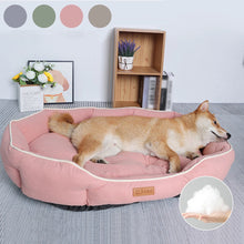 Load image into Gallery viewer, All-season Large Dog Bed House for Cats basket Elastic Big Space Dog Sofa Sleeping Mat Winter Warm Dog Cushion