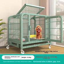 Load image into Gallery viewer, Indoor Dog Cage Large Medium Dog House with Toilet Golden Retriever Samoyed Border Collie Labr Retriever Pet Cage Fence
