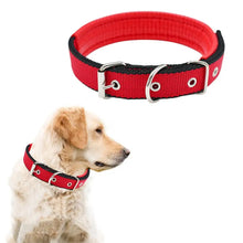 Load image into Gallery viewer, Dog Collars,Nylon,Adjustable Dog Neck Circle,Long-lasting Pet Neck Strap,with Traction Ring,Teddy Keji Pitbull,Pet Supplies