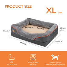Load image into Gallery viewer, Large Dog Bed Soft Comfortable Anti Allergy Warm Fleece Removable Washable Cover Pet Bed Waterproof