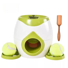 Load image into Gallery viewer, Dog Tennis Ball Treat Dispenser Smart Interactive Dog Toy with Reward System for Puppy Behavior Training Indoor Exercise
