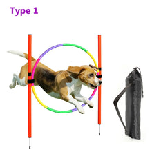 Load image into Gallery viewer, Dog Agility Equipment Portable Pet Training Equipments Dogs Jumping Training Tool Outdoor Dogs Running Stake Sports Stakes Pole