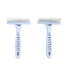 Load image into Gallery viewer, Grooming Tools for Dog: Rake Comb to Remove Short and Long Hair Fur Shedding, White Pet Dog Supplies