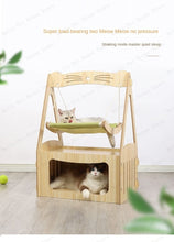 Load image into Gallery viewer, Multifunctional Luxury Cat Villa Double-story Pet House Four-season Universal Cat Nest Cat Hammock Pet Toys Pet Supplies