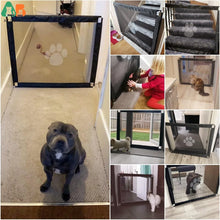 Load image into Gallery viewer, ATUBAN Dog Gate 39.3"x31.5" No Drill/Self-Adhesive,Adjustable,for Stairways,Doorways,Bedroom,Kitchen Pet Mesh Gate for Hallways
