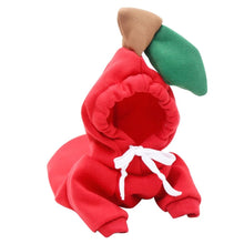 Load image into Gallery viewer, Cute Fruit Dog Clothes for Small Dogs Hoodies Warm Fleece Pet Clothing Puppy Cat Christmas Costume Coat Chihuahua Jacket Suits
