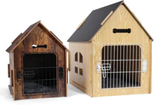 Load image into Gallery viewer, Dog House Indoor for Small Dogs or Cats, Cozy Wooden Design, Small Indoor Bed House, with Air Vents and Elevated Floor Warm Dog
