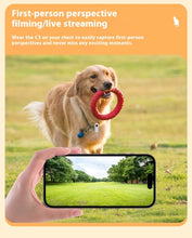 Load image into Gallery viewer, Waterproof Mini Body Camera for Dogs Cats, Outdoor Adventures Pet Camera Cam Smart Collar HD 1080P WiFi App with Video Recording