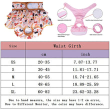 Load image into Gallery viewer, Dog Sanitary Physiological Pants Pet Diaper for Small Large Dogs Cats Washable Menstruation Underwear Pets Protective Trousers