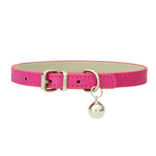 Load image into Gallery viewer, Dog Collar Pu Leather Collar Leash Pet Dog Collar Pet Supplies Cat Collar with Bells Dog Collar Chihuahua Dog Collar Cat Collar