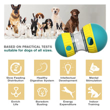 Load image into Gallery viewer, Treat Enrichment Pet Toys Slow Feeder Ball Food Dispensing Puppy Toy for Small Medium Dogs Irregular Rolling Design Dog Toys