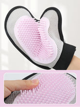 Load image into Gallery viewer, Pet Grooming Glove Brush for Cats Dogs Bath Massage Gloves for Bathing Grooming Softy Comfortable Animal Hair Removal Tool