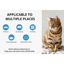 Load image into Gallery viewer, Self-Heating Pet Pads Blanket Puppy Pad Warming Cushion Mat for Cats Dogs Small Pets with Thermal Body Heat Reflecting Core Pad
