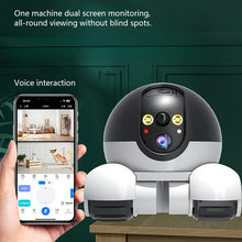 Load image into Gallery viewer, 1080P Pet Tracking WIFI Camera Home Security Protection Surveillance Camera Mobile APP Remote Control Baby Pet Monitor Robot Cam
