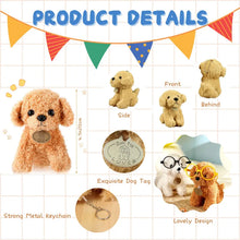 Load image into Gallery viewer, 6-24Pcs Teddy Dog Bulk Adopt a Puppy Party Favors Stuffed Animals Keychain for Kids Toys Graduation Baby Shower Birthday Gifts