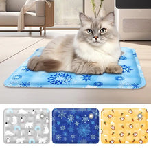 Load image into Gallery viewer, Dog Cooling Mat Summer Pet Self Cooling Pad Cat Bed Mat For Small Medium Large Dogs Indoor Dog Crate Mat