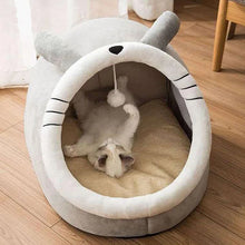 Load image into Gallery viewer, Deep Sleep Cat Bed Cartoon Pet Bed Foldable Removable Washable Pet Sleeping Bed for Small Dog Mat Bag Cave Cats Bed