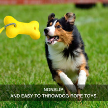 Load image into Gallery viewer, Dog Rope Bones Dog Ball on a Rope Dog Toy, Floating Foam Dog Bones with Rope, Tug Ball Toy for Small Medium Large Dogs