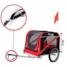 Load image into Gallery viewer, Outdoor Dog Carriers Small Trailer Portable Folding Storage Small Medium Dogs Travel Bicycle Trailer Dog Supplies Pet Products