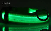 Load image into Gallery viewer, Dog Collar LED Light Electronic Night Safety Anti-Lost Nylon Adjustable Luminous Glowing Collar For Dogs Cats Pet Products Xs-XL