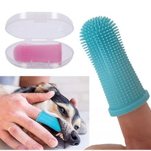 Load image into Gallery viewer, Dog Super Soft pet Finger Toothbrush Teeth Cleaning Breath Care Nontoxic Silicone Tooth Brush Cat dog toothbrush pet products