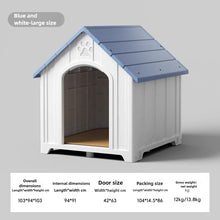 Load image into Gallery viewer, Dog House Outdoor Dogs Kennel Waterproof and Sun-proof Dogs Cage Solid and Firm Dog Accessories Moisture-proof Pet Supplies