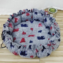 Load image into Gallery viewer, Dog Bed Small Medium Dogs Cushion Soft Cotton Winter Basket Warm Sofa House Cat Bed for Dog Accessories Pet Supplies