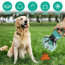 Load image into Gallery viewer, Portable Dog Poop Scooper Sanitary Dog Waste Picker Upper with Bag Dispenser Convenient Pet Waste Cleaner for Dog Walkers