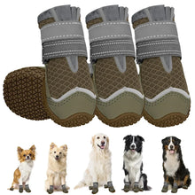 Load image into Gallery viewer, Dog Shoes Breathable Anti Slip Booties for Large Medium Small Dogs Hot Pavement Winter Snow Hiking Travel Paw Protectors