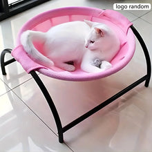 Load image into Gallery viewer, Cat Bed Stable Structure Detachable Excellent Breathability Easy Assembly Indoors Outdoors Free-Standing Sleeping Pet Hammock