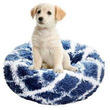 Load image into Gallery viewer, Soft Plush Pet Beds USB Heating Round Dog Bed Donut Round Beds For Small Medium Dogs And Cats Comfortable And Machine Washable
