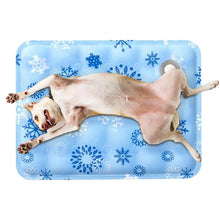 Load image into Gallery viewer, Dog Cooling Mat Summer Pet Self Cooling Pad Cat Bed Mat For Small Medium Large Dogs Indoor Dog Crate Mat
