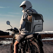 Load image into Gallery viewer, Dog Carrier Bag Pet Double Shoulder Backpack Sturdy Frame Breathable Foldable Dog Double Doors Bag Fits 20 lbs Pets Travel Set