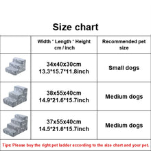 Load image into Gallery viewer, Ladder Dogs Pets Bone Shape Puppys Stairs Beside The Sofa Bed Ramp for Dogs Protecting Pets Joint Safety Stairs for Elderly Dogs