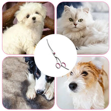 Load image into Gallery viewer, Curved Dog Grooming Scissors Curved Dog Trimmer Trimming Hair Scissors Safety Pet Tool With Round Tips Professional Grooming