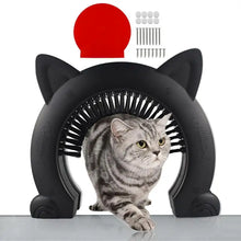 Load image into Gallery viewer, Pet Cat Dog Door Hole Access Direction Controllable Toy For Pet Training Dog Cats Kitten ABS Pet Gate Door Kit with Clean Brush