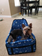 Load image into Gallery viewer, Pet Dog Car Carrier Seat Bag Waterproof Basket Folding Hammock Pet Carriers Bag For Small Cat Dogs Safety Travelling Mesh