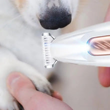 Load image into Gallery viewer, Portable Dog Paw Trimmer with Led Light Rechargeable Cordless Nail Grinder Shaver for Cats dogs Other Pets Nail Grooming Tools