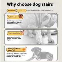 Load image into Gallery viewer, Ladder Dogs Pets Bone Shape Puppys Stairs Beside The Sofa Bed Ramp for Dogs Protecting Pets Joint Safety Stairs for Elderly Dogs