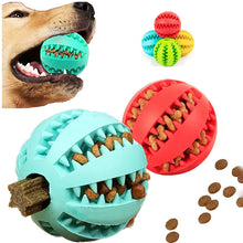 Load image into Gallery viewer, Dog Toy Ball Interactive Rubber Balls Puppy Chewing Toys Pet Tooth Cleaning Ball Cats Pets Food Treat Feeder Silicone Balls Toy