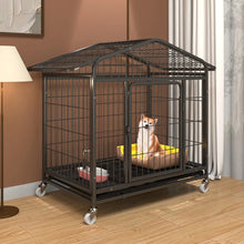 Load image into Gallery viewer, Indoor Dog Cage Large Medium Dog House with Toilet Golden Retriever Samoyed Border Collie Labr Retriever Pet Cage Fence