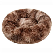 Load image into Gallery viewer, 40-90cm Round Pet Bed for Large Dog Bed Super Soft Cat Bed Long Plush Dog House for Medium Dog House Winter Warm Sleeping