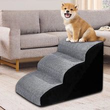 Load image into Gallery viewer, Pet 2/3 Step Dog Stair Cat Pet Ramp Ladder Washable Non Slip Removable Memory Foam Pet Products Ramp for Dog Pet Stairs for Dogs