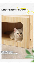 Load image into Gallery viewer, Multifunctional Luxury Cat Villa Double-story Pet House Four-season Universal Cat Nest Cat Hammock Pet Toys Pet Supplies