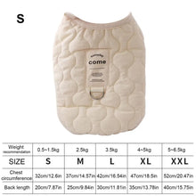 Load image into Gallery viewer, Winter Pet Coat Clothes for Cold Weather Clothing Warm Dog Clothes with Built in Harness Hole Pet Apparel for Small Dogs Cats