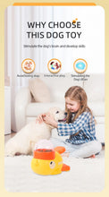 Load image into Gallery viewer, Dog Puzzle Feeder Interactive Pet Food Treat Dispenser Cartoon Duck Design Pet Snack Feeder for Dog Training Mental Enrichment